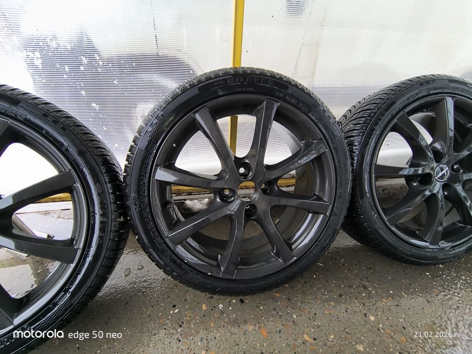 Джанти Borbet 4х100 17 цола с гуми 205 45 17