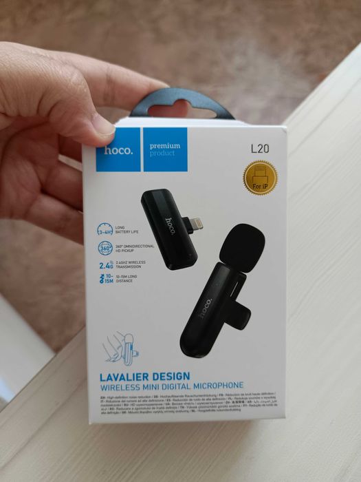 Микрофон петличка hoco.