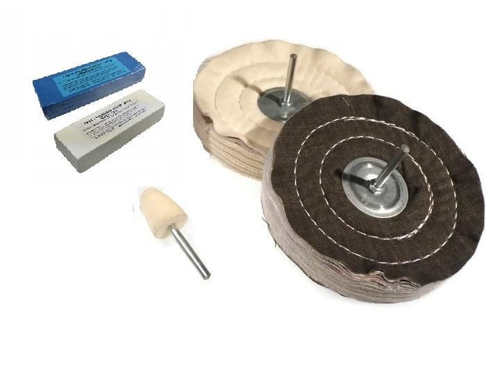 комплект сборен, за полиране на алуминий до огледален ефект, ...