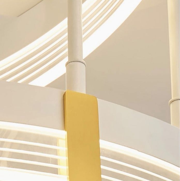 Златисти рингове, невисящи 3 броя 40,50,60 см с дистанционно