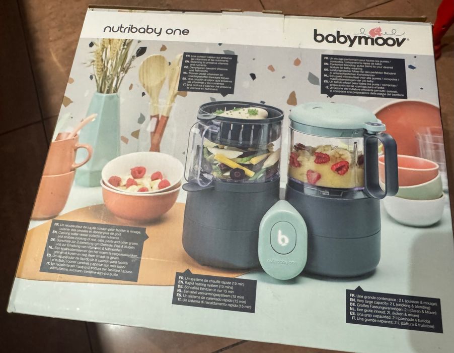 Robot diversificare Babymoov Nutribaby One 4 in 1 cu cutie