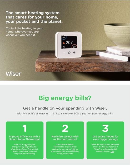 Termostat centrala wifi Dryton  Wiser kit 2