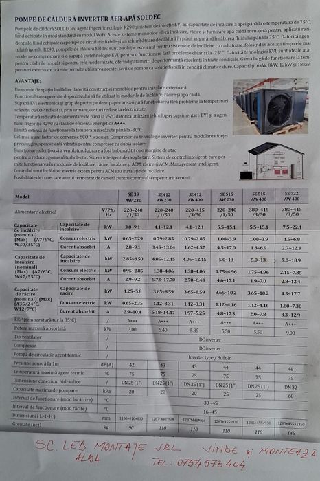 Pompe căldură  2026
