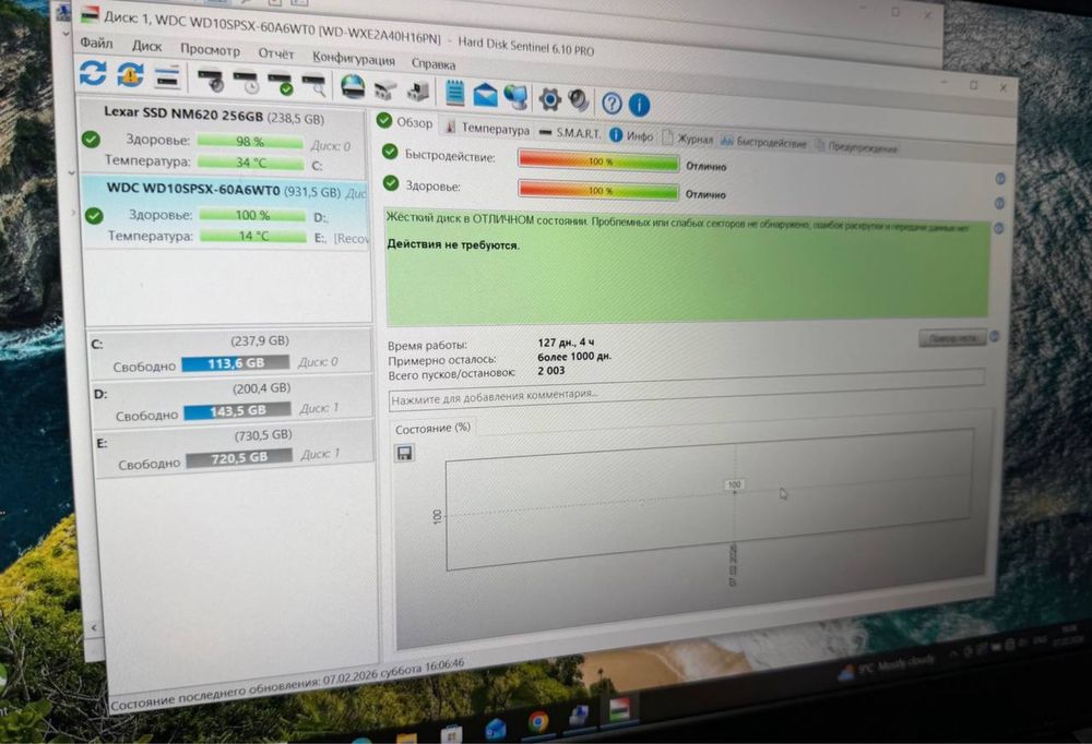 продаеться жесткий диск для ноутбука wd black 1 tb