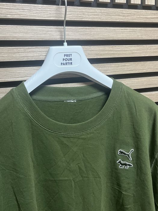 PUMA x Maison Kitsune -Patch T-Shirt - размер ХЛ-2ХЛ / Оригинал