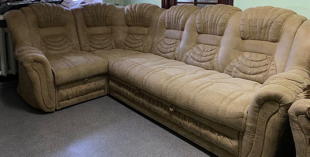 Продам диван с креслом б/у