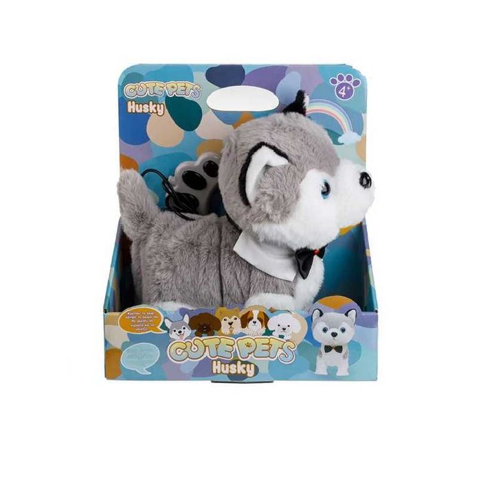 Механично куче Mercado Trade, Хъски, С движение, звук и дистанционно