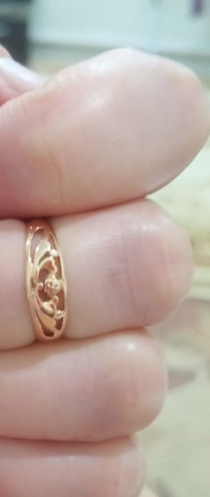 Золотое кольцо 585проба