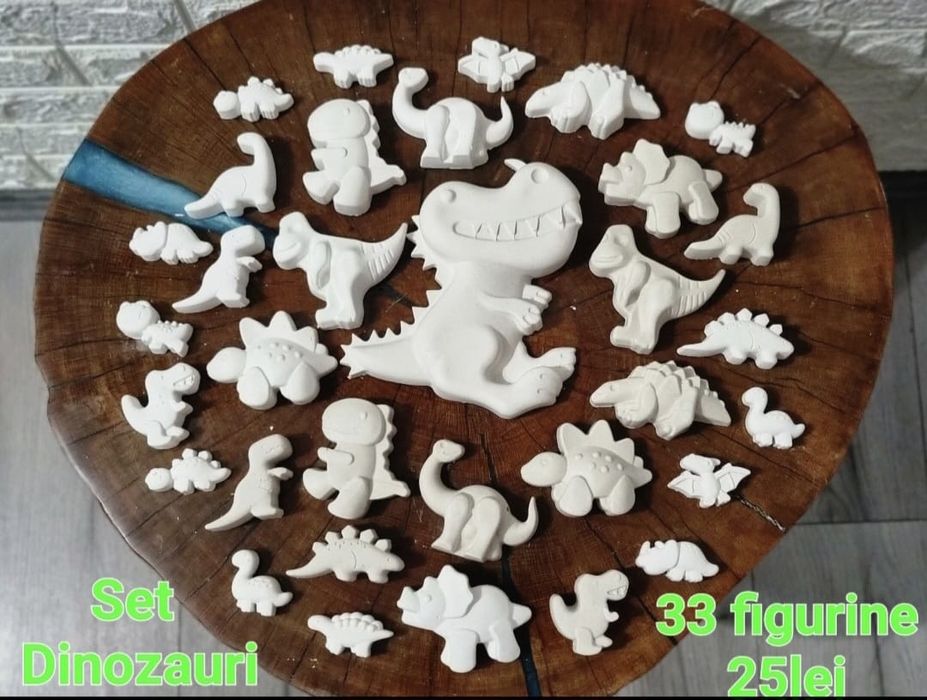 Figurine din ipsos pentru pictat