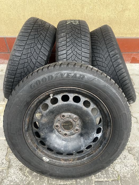 Jante 5x112 cu anvelope de iarna
