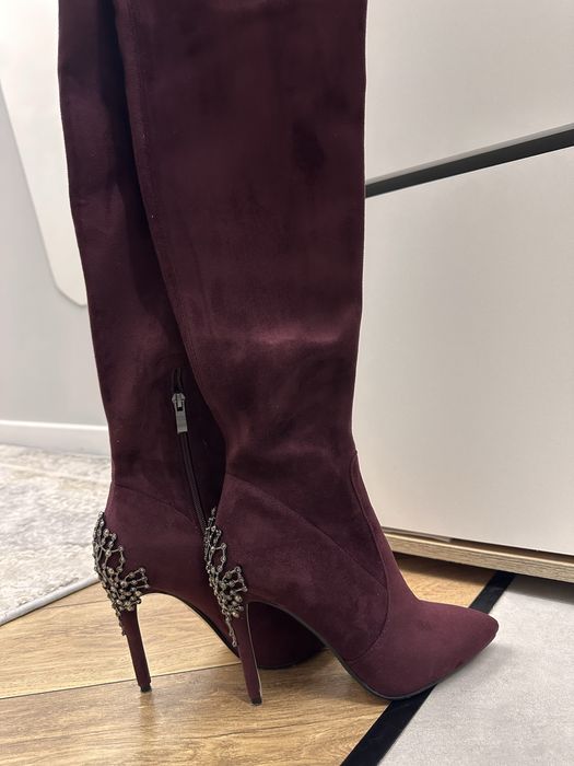 Ботфорты на каблуке