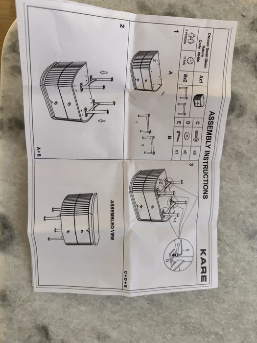 Noptiere Kare  (2 buc)