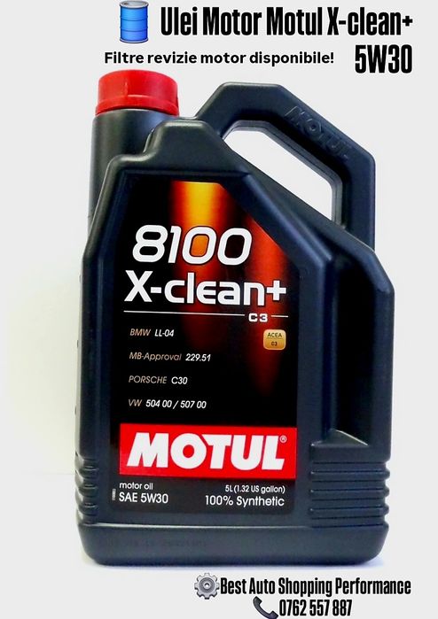 Ulei Motor Motul X-clean+ 5W30 – Bidon 5L