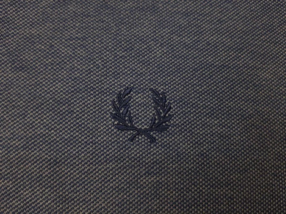 Fred Perry Twin Tipped - Оригинална мъжка тениска с яка размер L