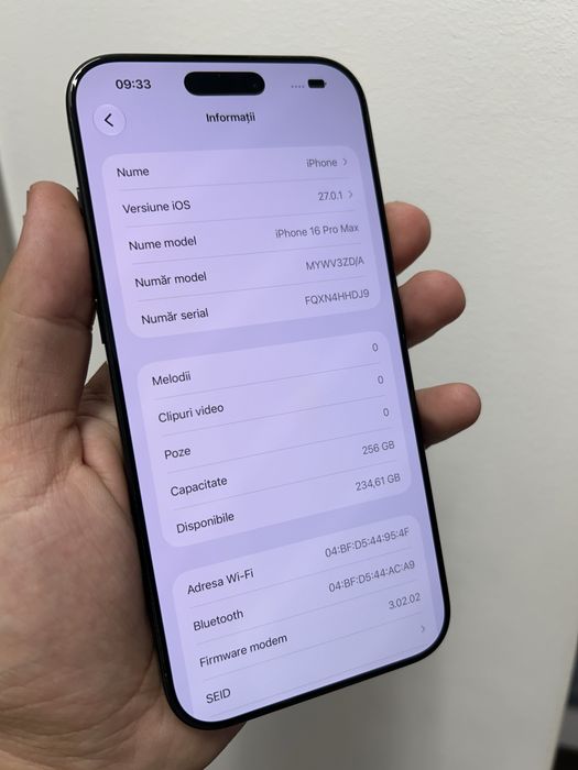 Iphone 16 Pro Max 256GB 94%