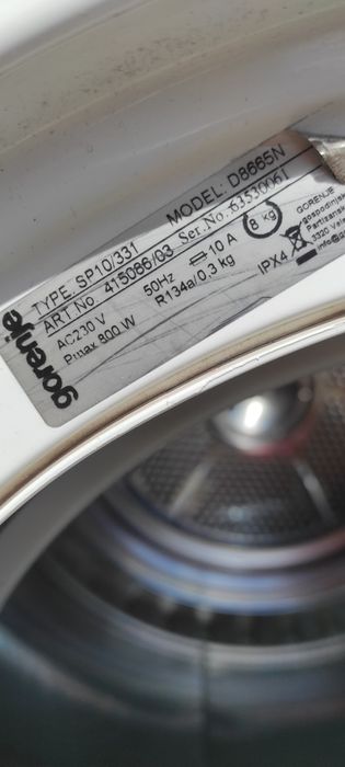 Пералня ariston и сушилня gorenje