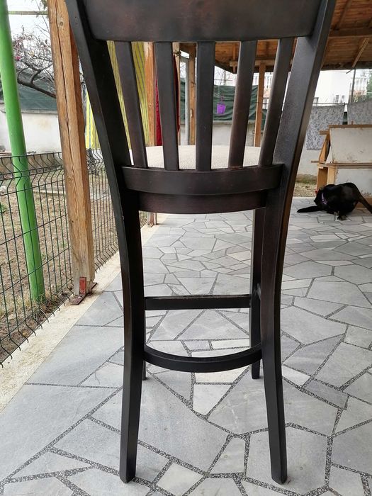 Бар стол парен бук без седалка