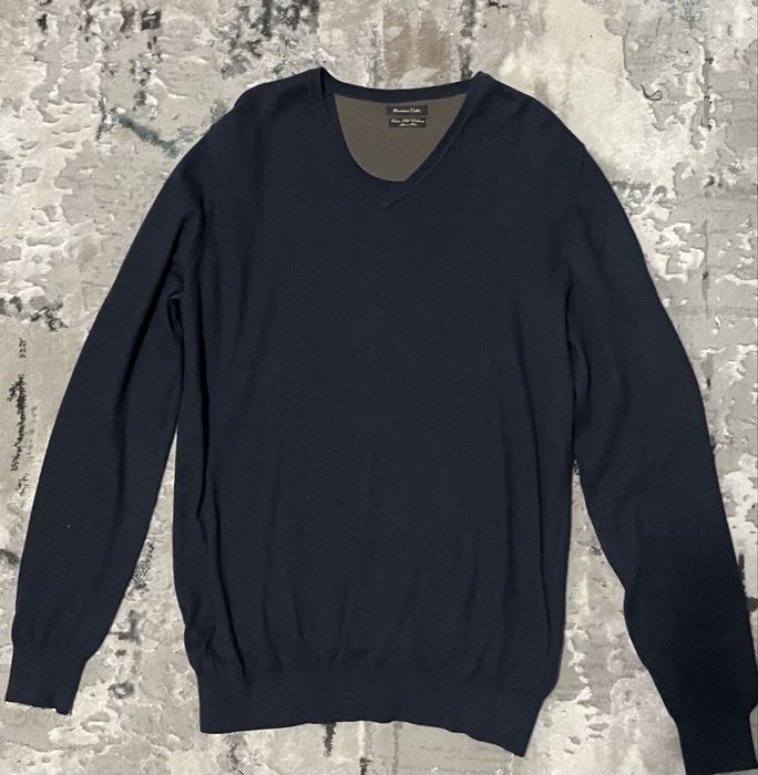 Pulover/sweater Massimo Dutti bleumarin casmir L
