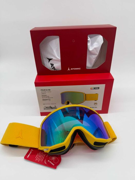 Ochelari ski schi snowboard Atomic Four Q HD Saffron 2 lentile