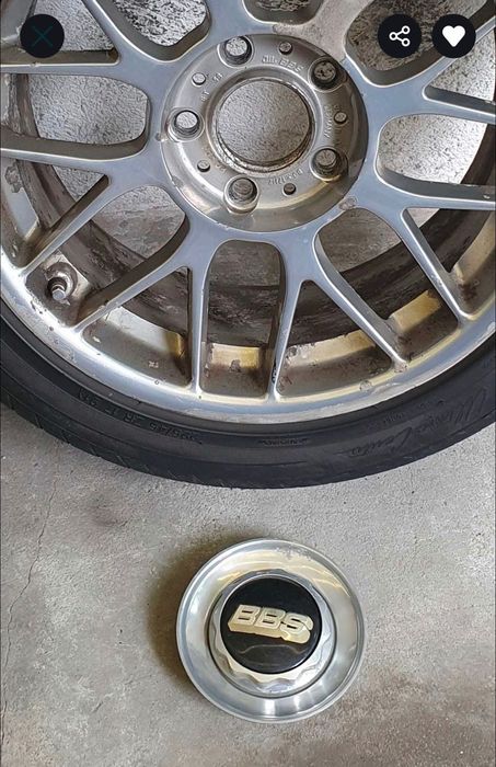 7.4 кг BBS RC304 най-леките джанти за BMW 17" 5x120 8J17 с гума спорт