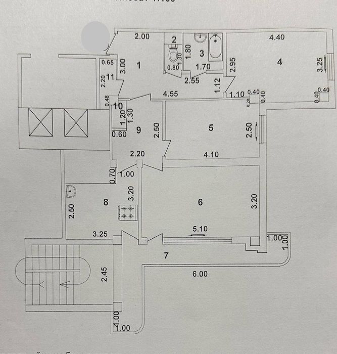 3 комнатная квартира Тузел-2 я не маклер  ориентир  кафе айнур ряд