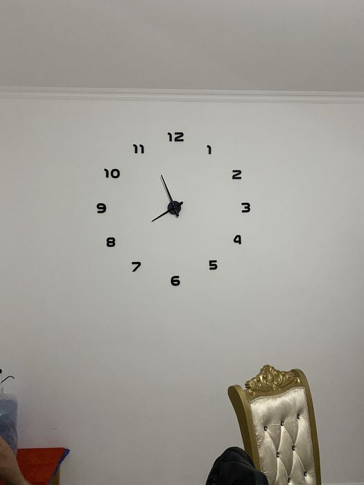 Насстенные часы 3D с установкой