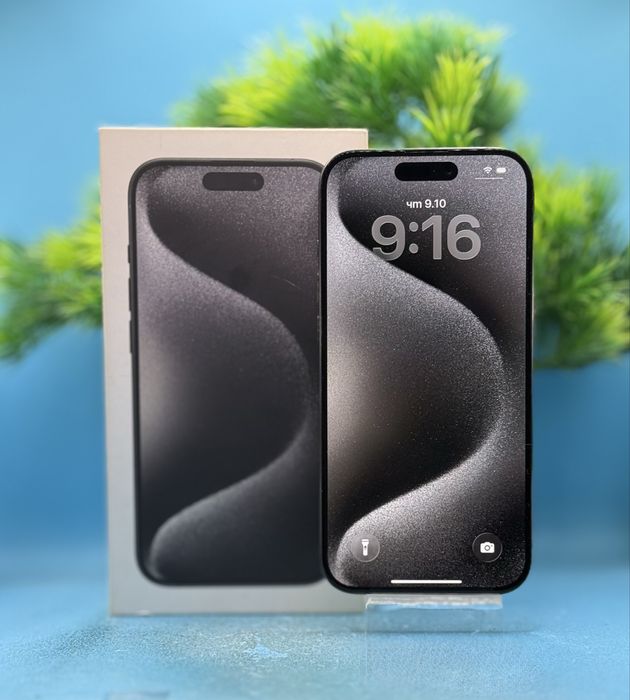 Apple iPhone 15 Pro, 256GB, 5G, Black Titanium