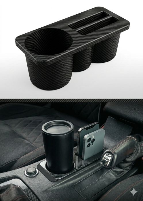 Поставка за чаша и 2 телефона за Skoda Octavia 3 ,