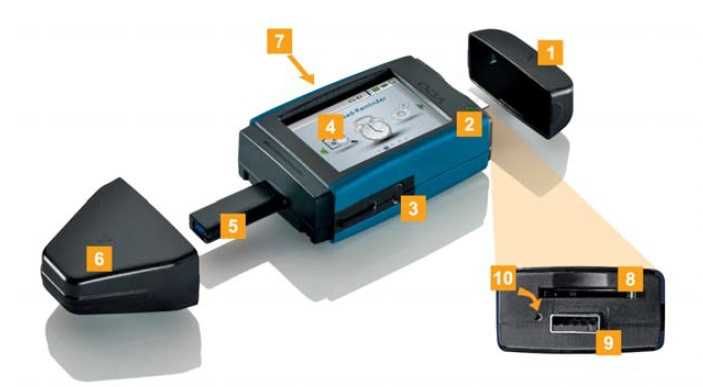 Cititor tahograf si card VDO DLK Pro TIS Compact S (ROȘU)
