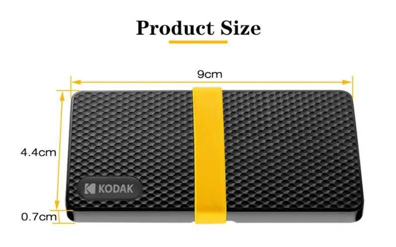 1 TB Сверхлегкий накопитель KODAK-SSD-USB 3.1 - - новое -гарантия