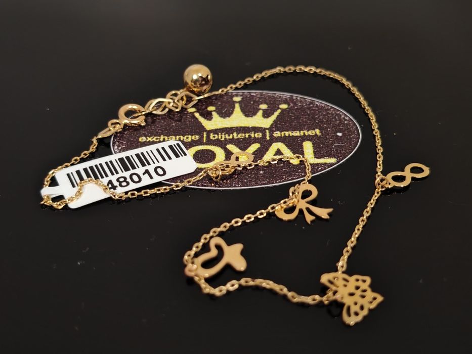 Bijuteria Royal: Brățară aur 14k 2.18 gr