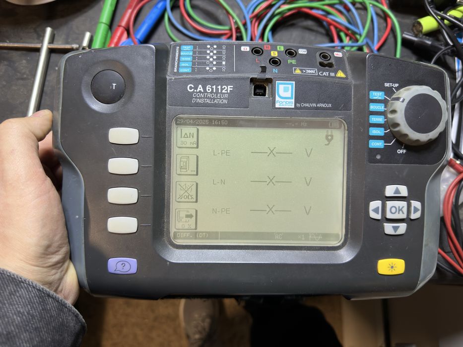 Уред за измерване на земно Chaovin Arnoux 6112F