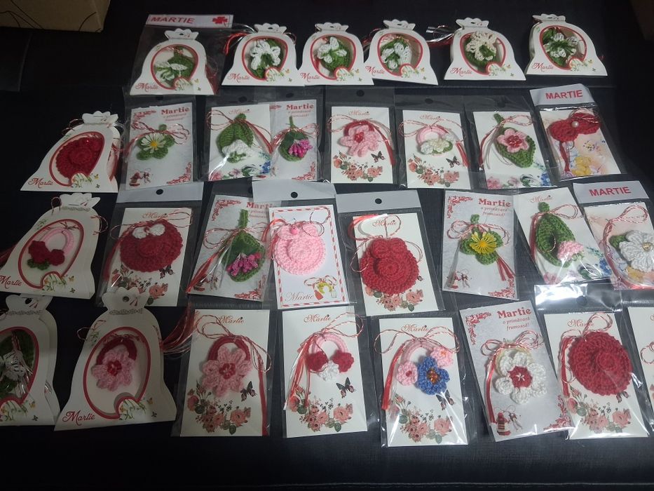 Martisoare crosetate