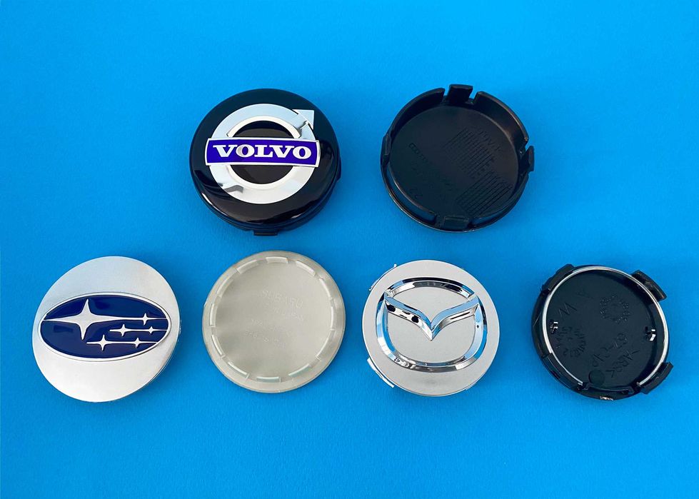 Капачки за джанти Volvo, Subaru, Mazda, Волво, Субару, Мазда, емблеми