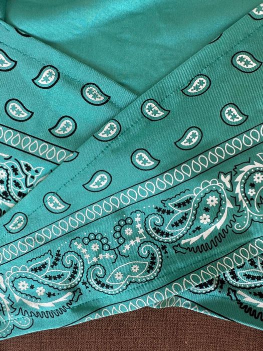 Син кроп топ плажен потник