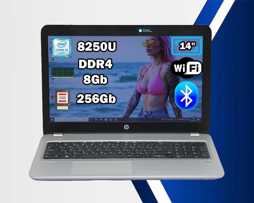 HP ProBook 440 G5 i5 8Gb SSD UHD Graphics 620 Ноутбук АКБ 6ч
