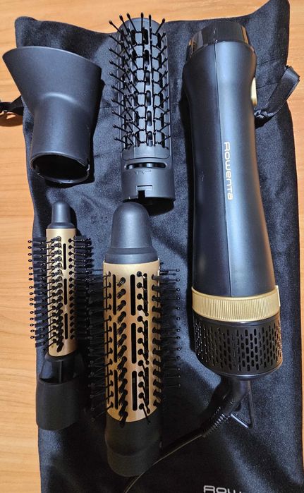 Въртяща се четка за коса с горещ въздух Rowenta