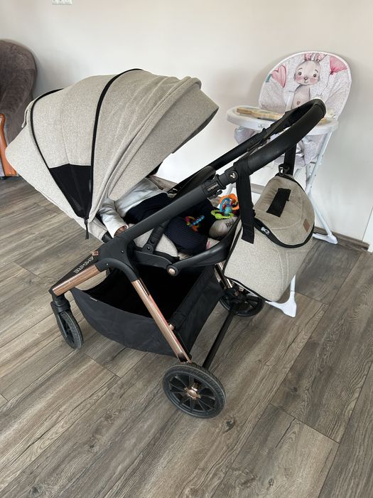 Комбинирана детска количка EMPIRE 3В1 БЕЖОВ