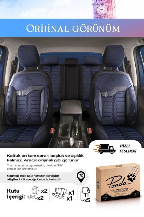 Комплект премиум тапицерия Panda Londra - различни цветове