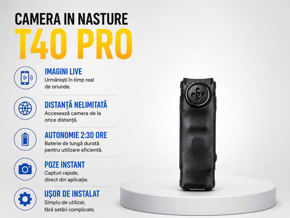 Camera Video T40 PRO Nasture de Copiat Casca Copiat Casti Examene Casti de Copiat