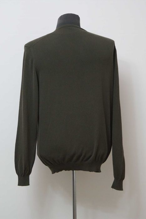Pulover khaki Zanone bumbac marimea 52