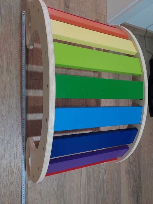 Leagăn Montessori curcubeu 80x40 cm