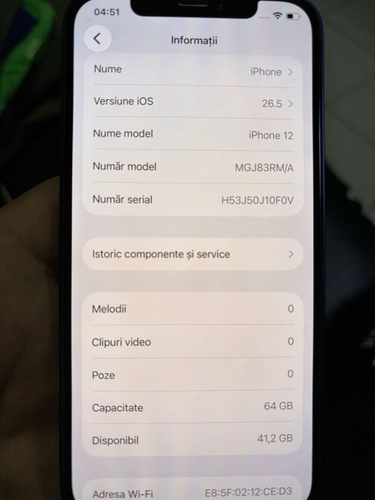 Vand Iphone 12 ca  Nou,Bateria 100%