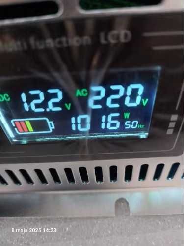 FDIK Invertor Sinus PUR 12V, 2,2/5KW Puternic, Duce toata casa, TESTAT