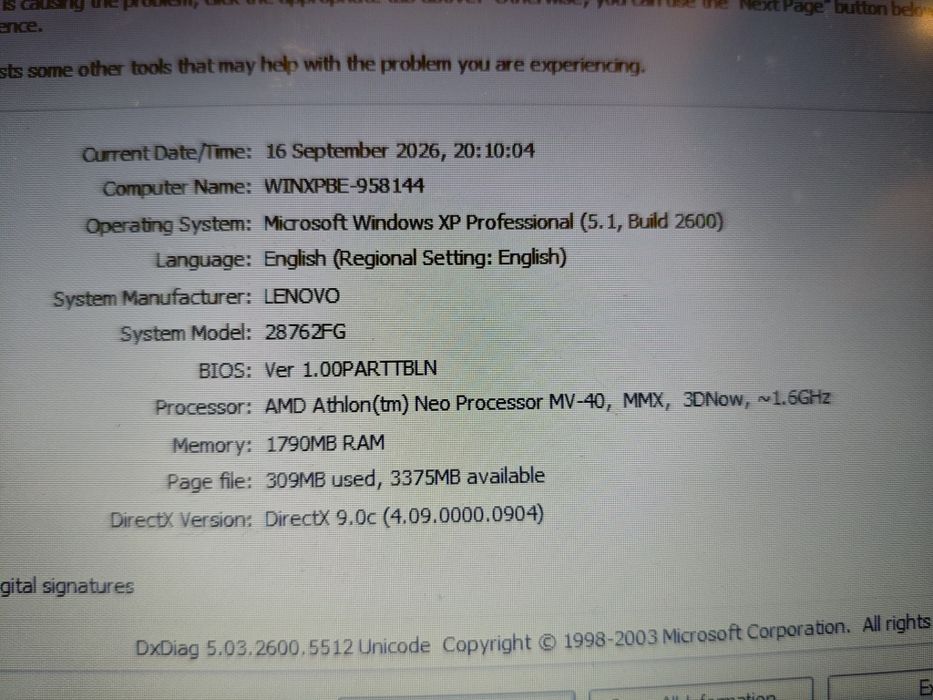 Laptop Lenovo cu jocurile copilariei