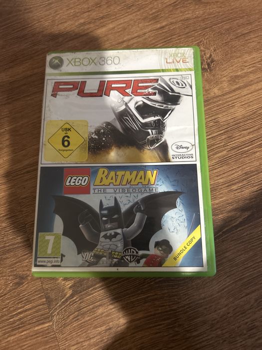 Продавам играта pure и lego batman игрите вървят в комплект