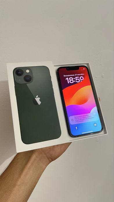 Iphone 13 mini, green 128 gb 85%
