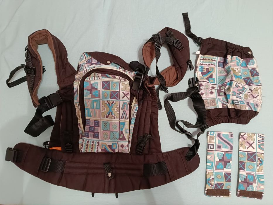 Ергономична раница Гусльонок Стандарт "Загадките на маите" - кафява