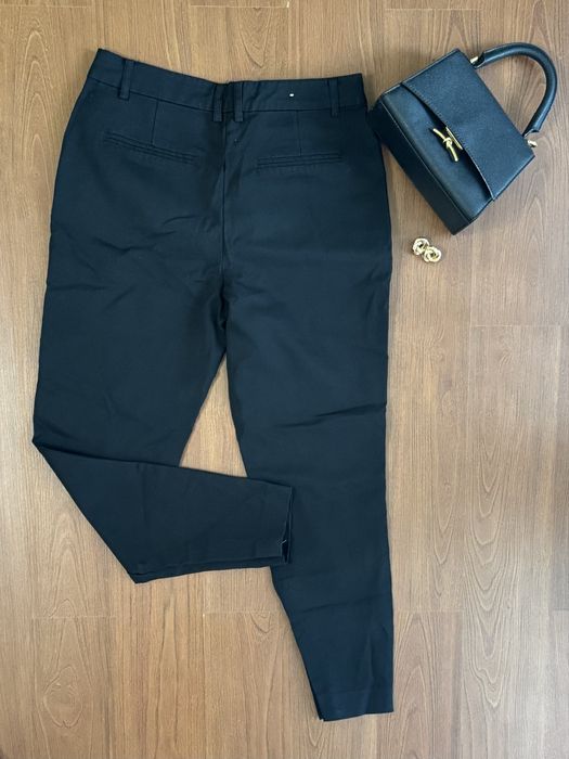 Спортно-елегантен черен панталон S