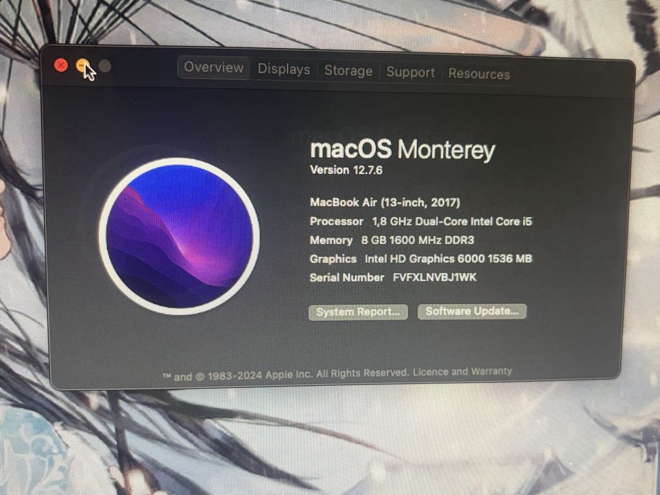 Macbook Air 13 121GB (2017)